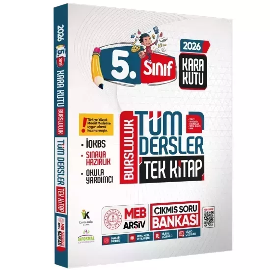2027 5.Sınıf İOKBS PAKET 8li Tıpkı Basım/Tüm Dersler Tek Kitap Çözümlü Çıkmış Soru Bankası 2li Set