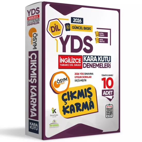 2026 YDS İNGİLİZCE ÖSYM Çıkmış Soru 12li Tıpkı Basım ve Çıkmış Karma 10lu Deneme 2li Set TG Çözümlü