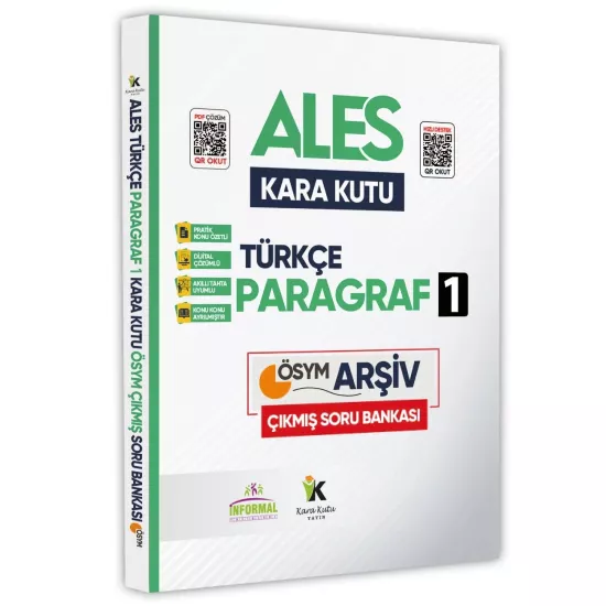 ALES Türkçenin Kara Kutusu Dijital Çözümlü Konu Özetli ÖSYM Çıkmış Soru Bankası Altın Set Paket