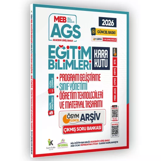 2026 MEB AGS Eğitim Bilimlerinin Kara Kutusu Çıkmış Soru Bankası 6lı Modül Set Konu Özetli Çözümlü