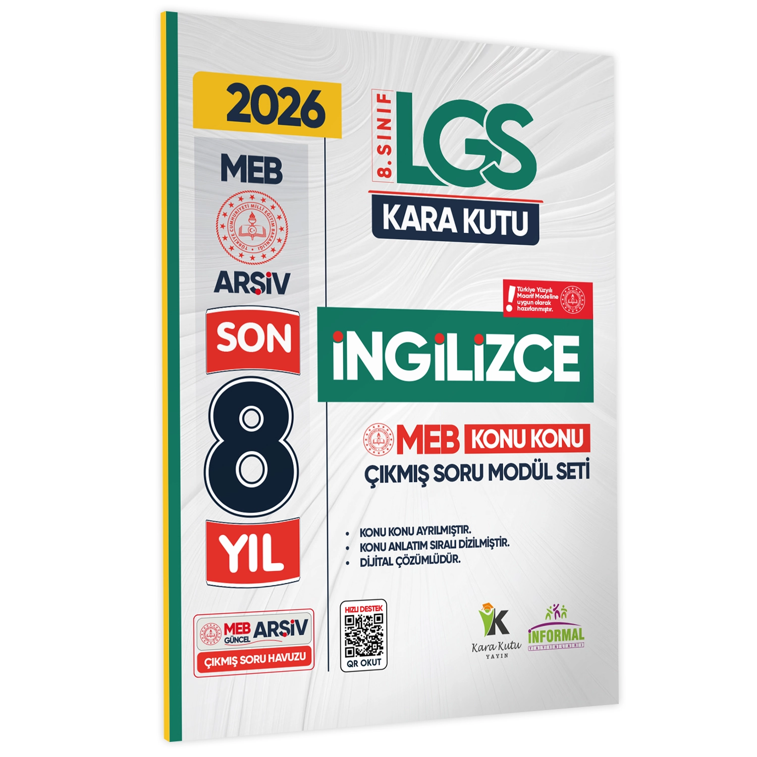 2026 LGS 8.Sınıf Karakutu MEB Çıkmış Soru Modül SET Konu Konu Son 8 Yıl 6lı Video/PDF Çözümlü Set