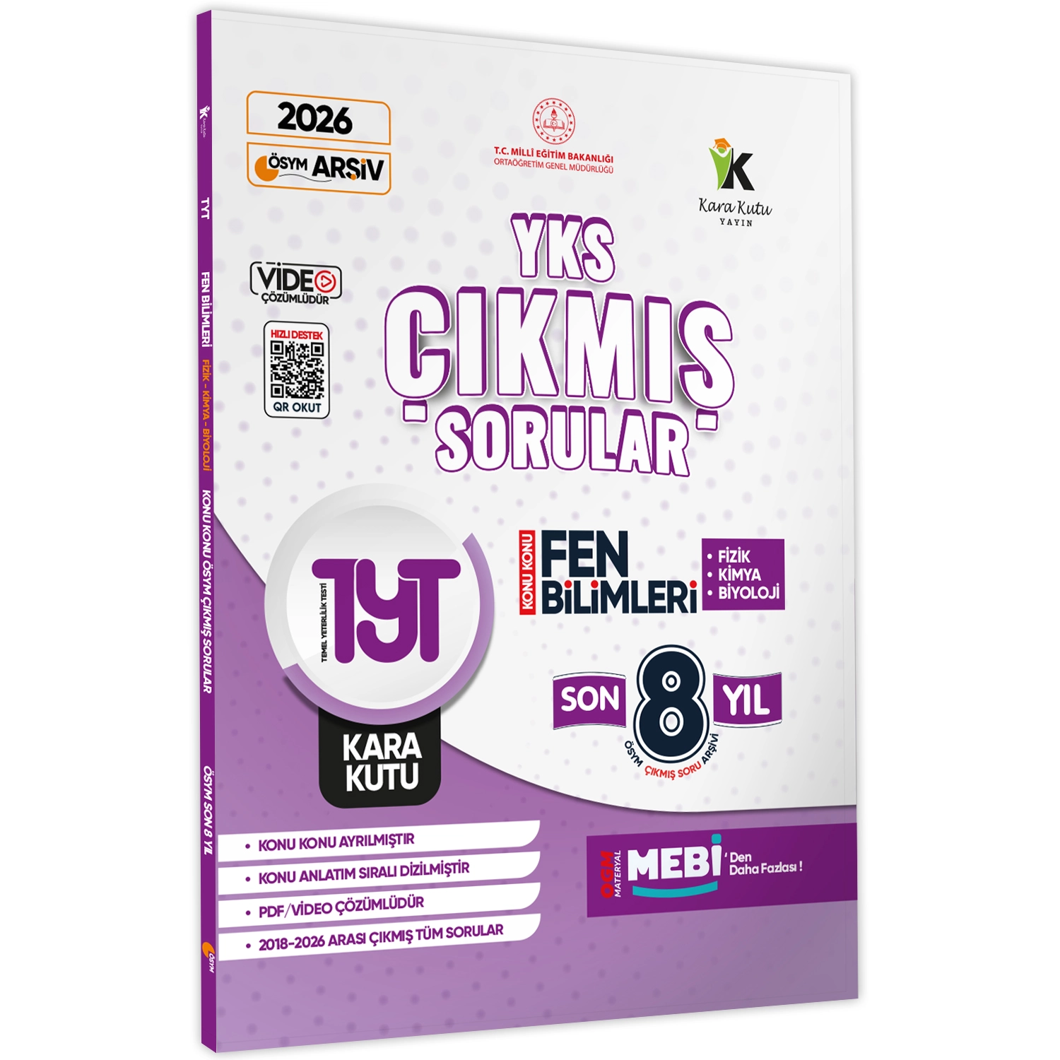 2026 TYT Kara Kutu ÖSYM Çıkmış Soru Bankası TM (EŞİT AĞIRLIK) ALTIN SET Konu Özetli Dijital Çözüm
