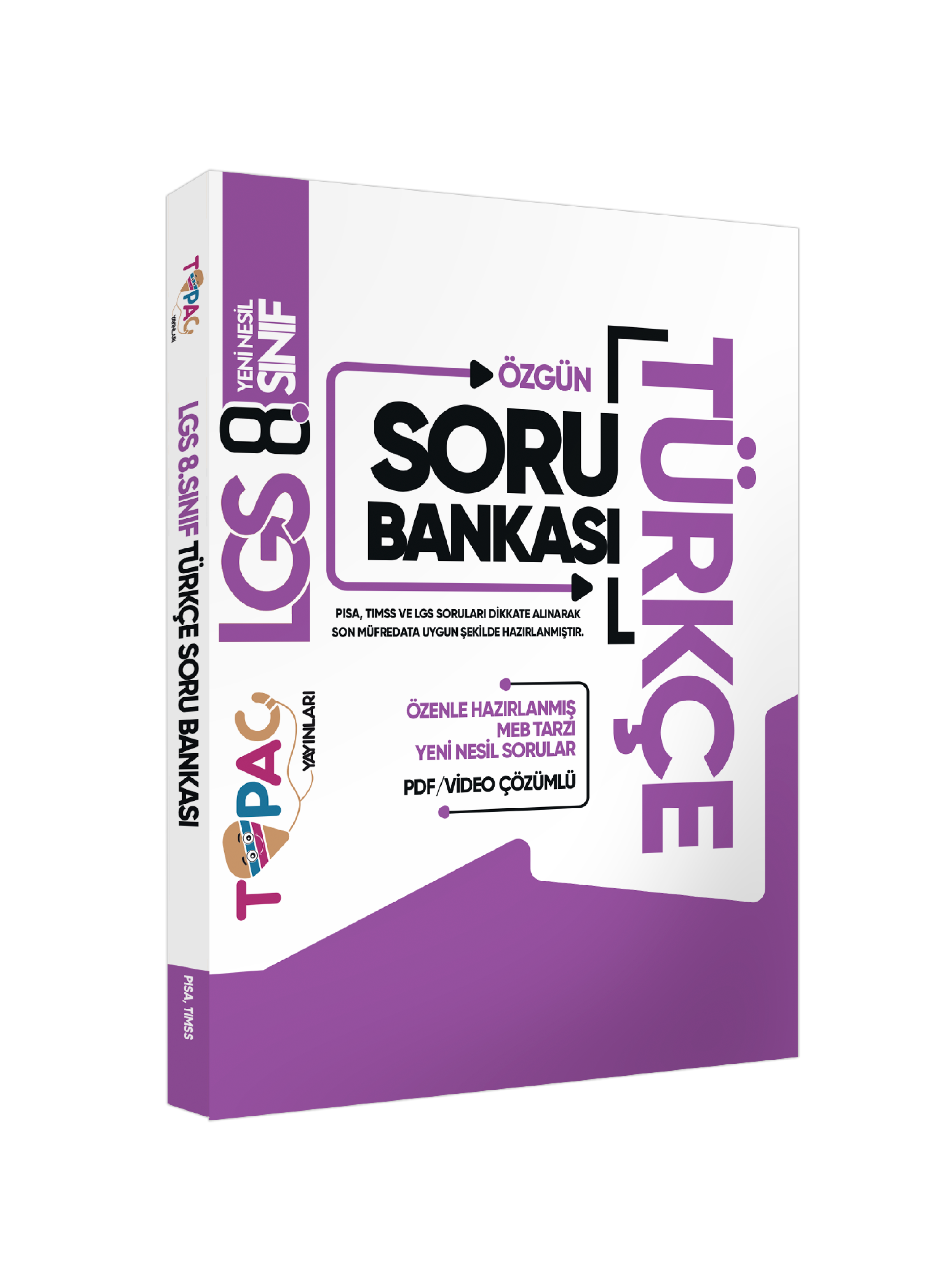 2027 8.Sınıf LGS Topaç Yayınları Türkçe Yeni Nesil Soru Bankası PDF/Video Çözümlü