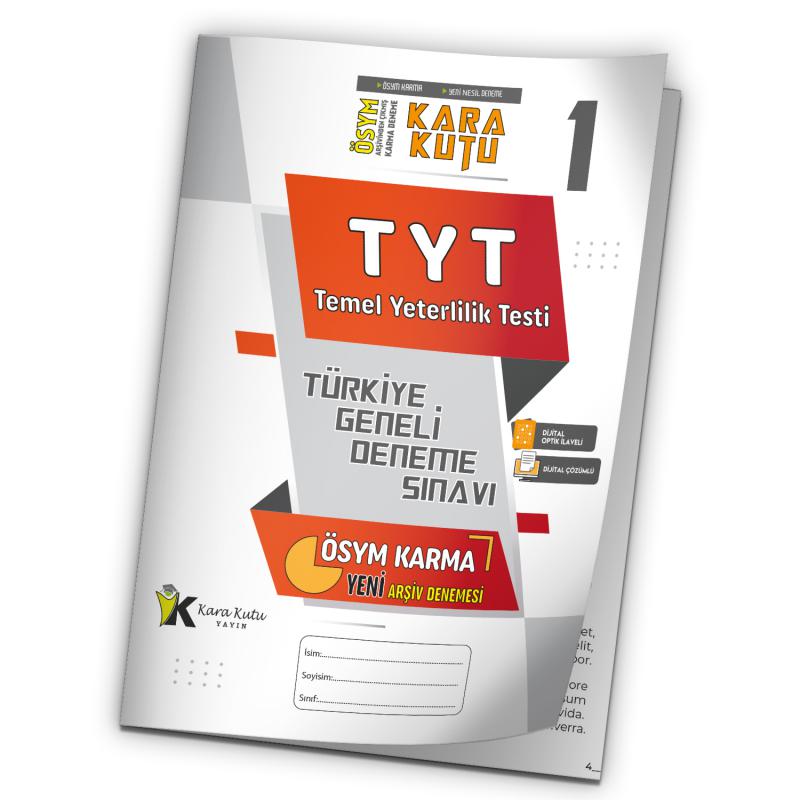 2026 TYT ÖSYM Arşivi Karma Kara Kutu Çıkmış Soru Türkiye Geneli D. Çözümlü Deneme 10/1.Kitapçık