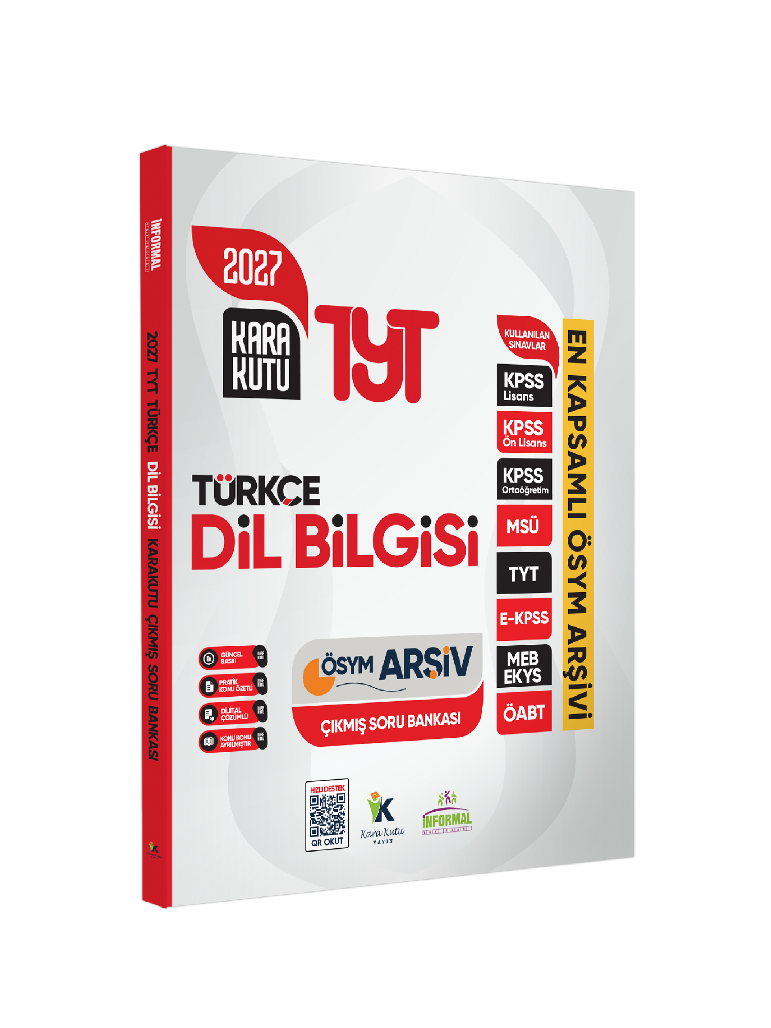 2027 YKS-TYT Türkçenin Kara Kutusu DİL BİLGİSİ ÖSYM Çıkmış Soru Bankası Konu Özetli Dijital Çözümlü