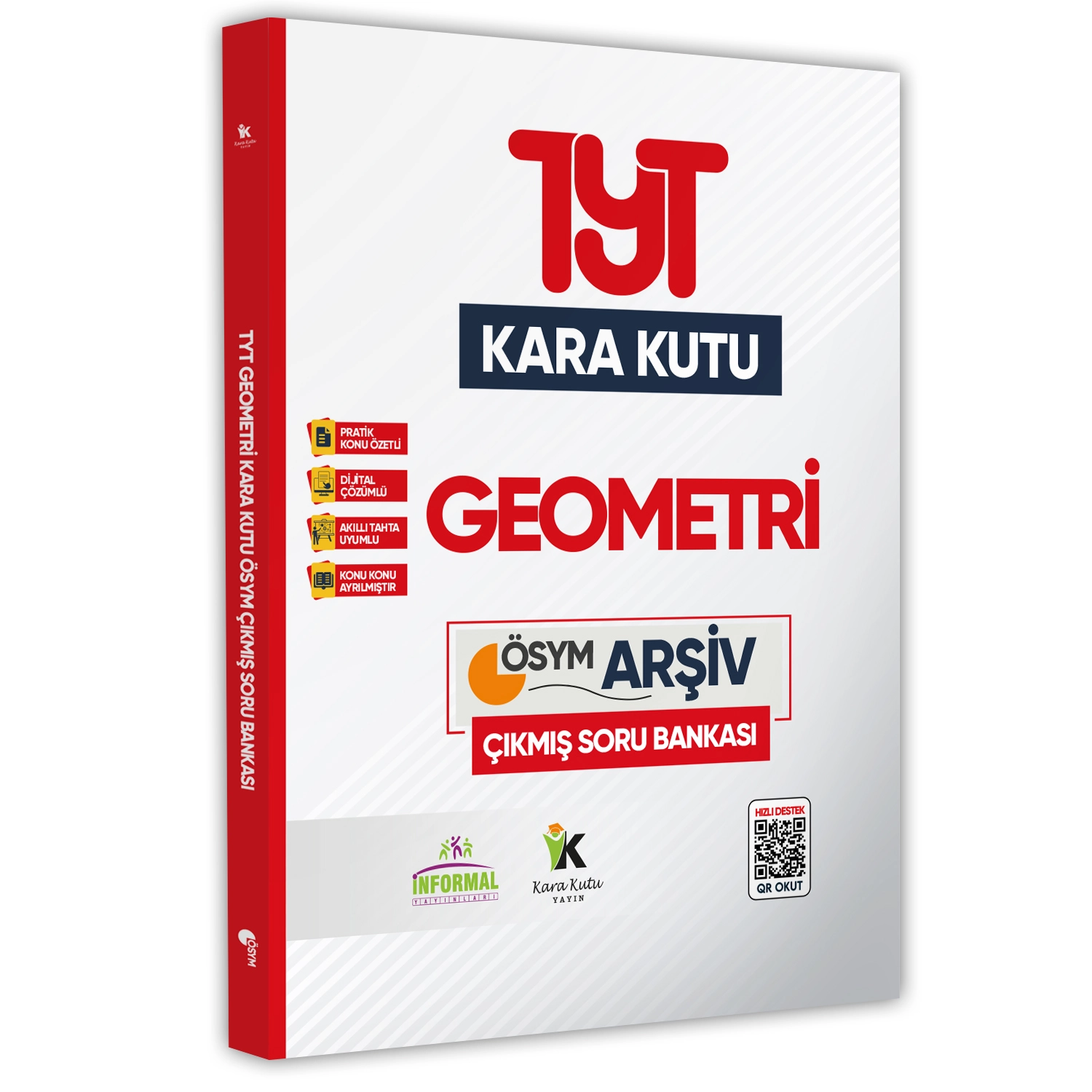 YKS TYT Matematik TEK Kitap-AYT Matematik ve Geometrinin Kara Kutusu Çözümlü Çıkmış Soru Bankası Set