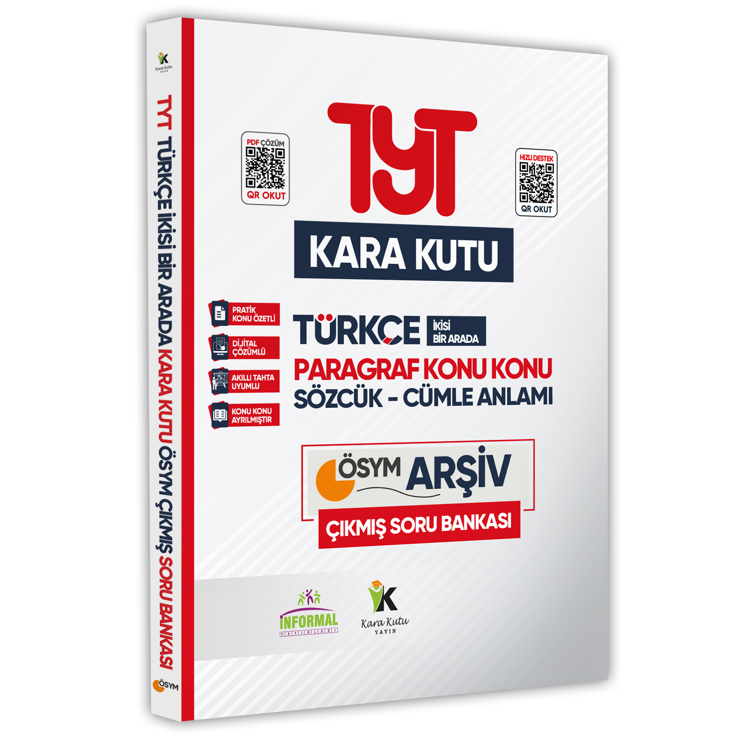 YKS-TYT Türkçenin Kara Kutusu Paragraf Konu Konu Sözcük - Cümle Anlamı ÖSYM Çıkmış Soru Bankası