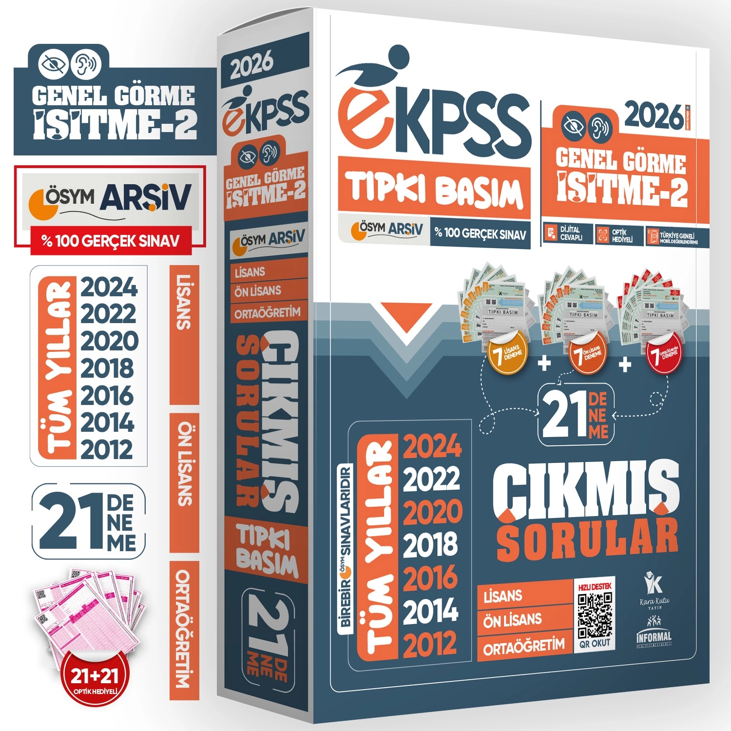 2026 EKPSS Lisans-Önlisans-Ortaöğretim Genel Görme İşitme-2 ÖSYM