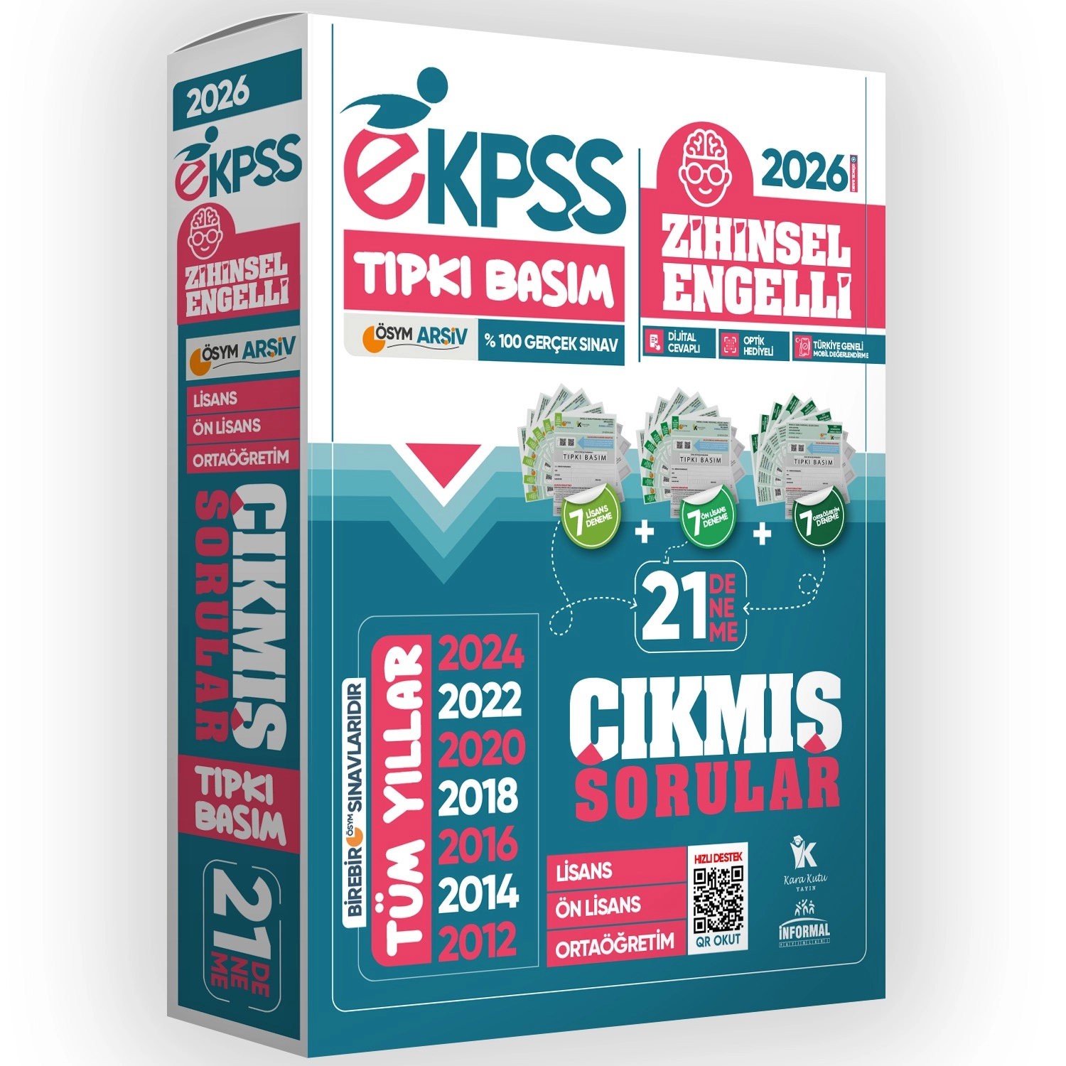 2026 EKPSS Lisans-Önlisans-Ortaöğretim Zihinsel Engelli ÖSYM Tıpkı