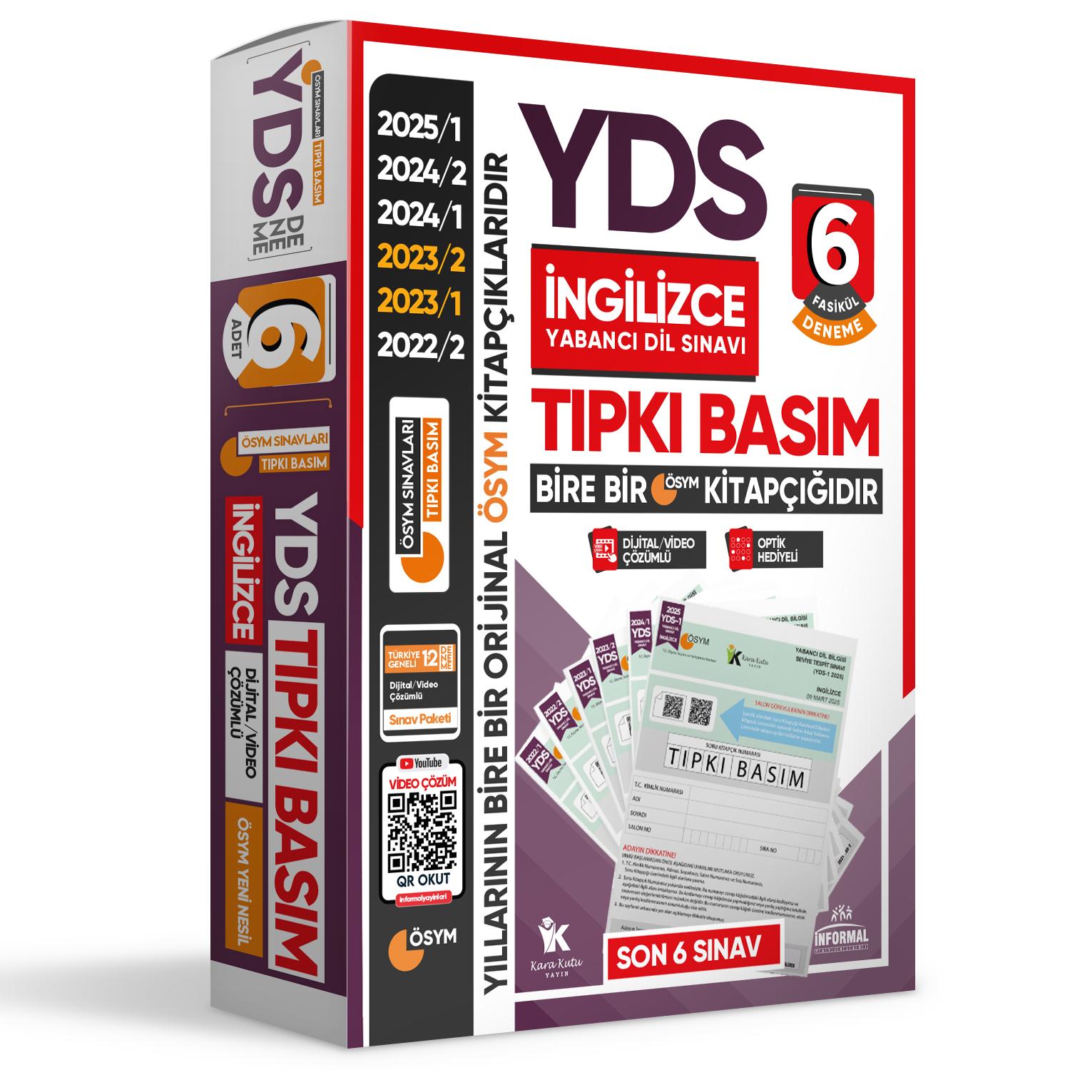 2025%20YDS%20İngilizce%20ÖSYM%20Tıpkı%20Basım%20Çıkmış%20Soru%206lı%20Deneme%20Paketi%20Video/PDF%20Çözümlü%20Türkiye%20Geneli